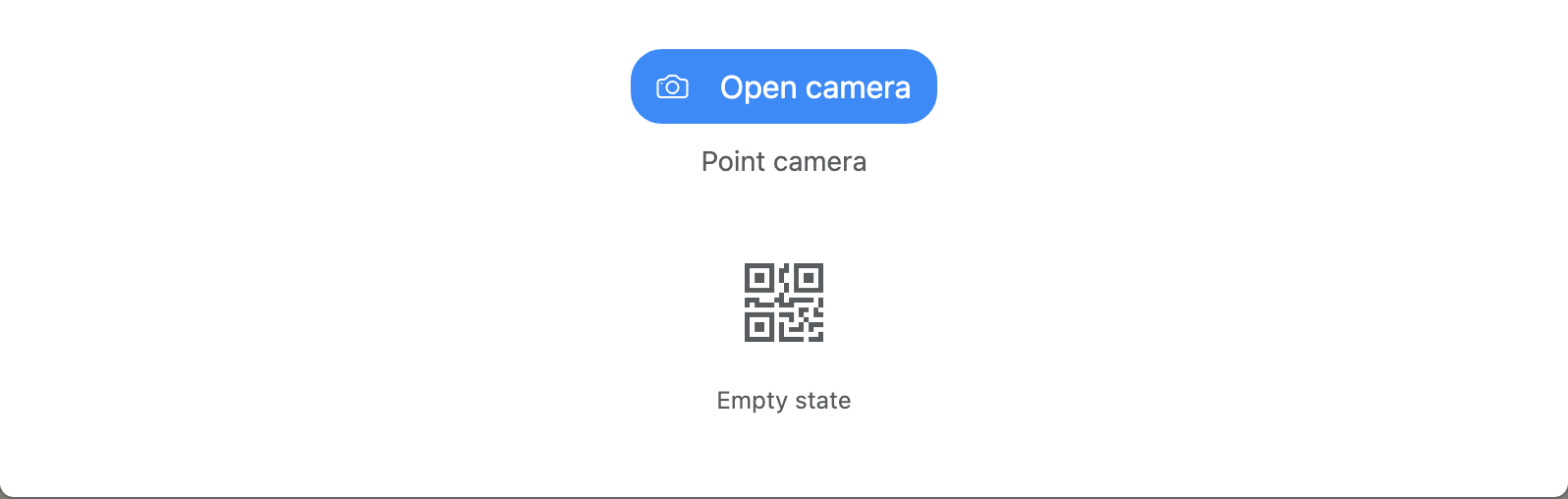 Point the scanner at a guest QR and they're marked arrived — no clipboard needed